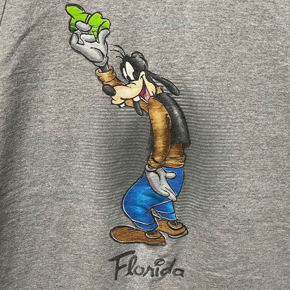 Vintage Disney goofy graphic Florida sleeveless 90s 2000s tank top muscle shirt - Picture 2 of 4